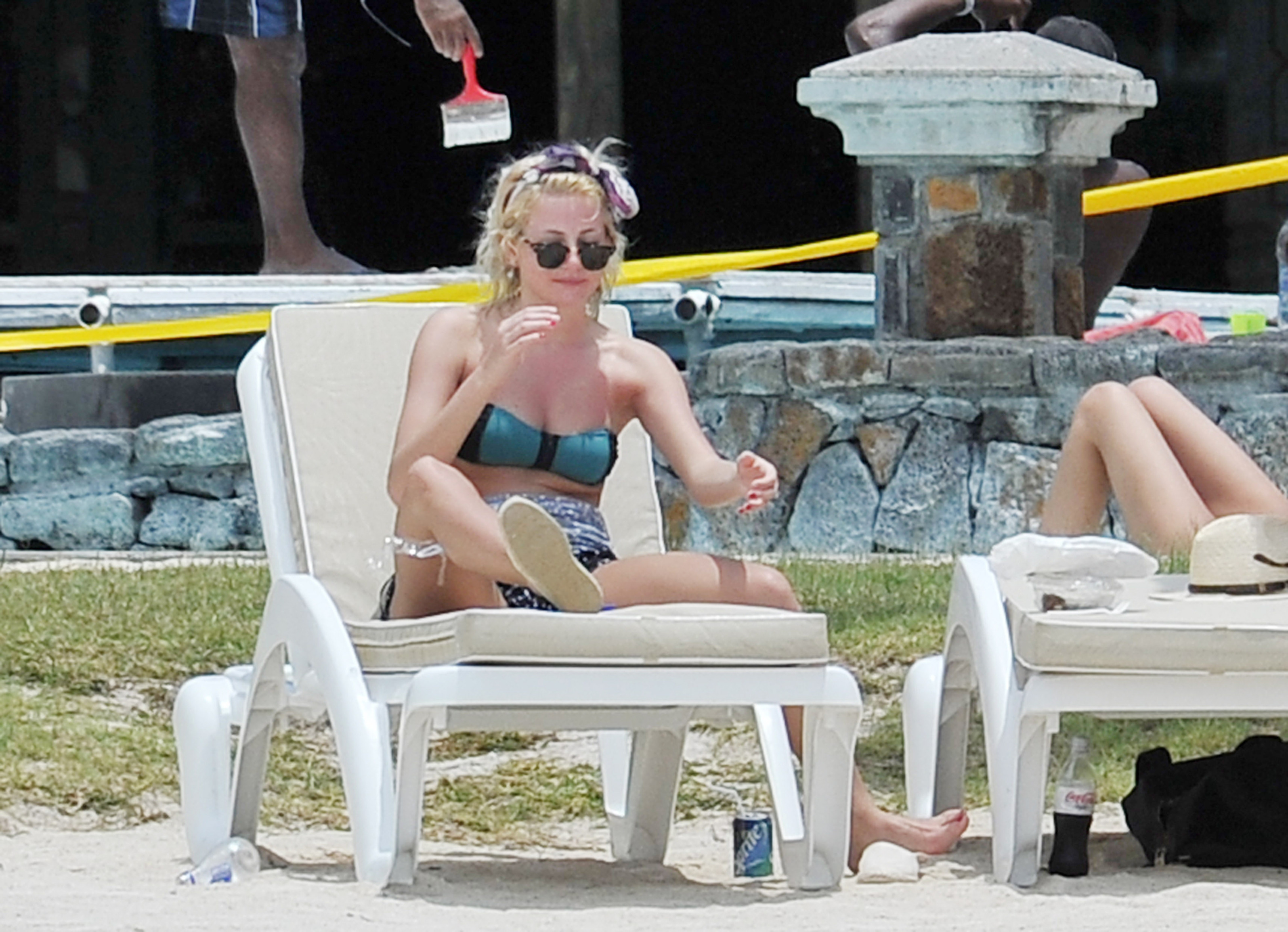 Pixie Lott in a bikini