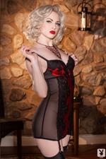 Carissa White in lingerie