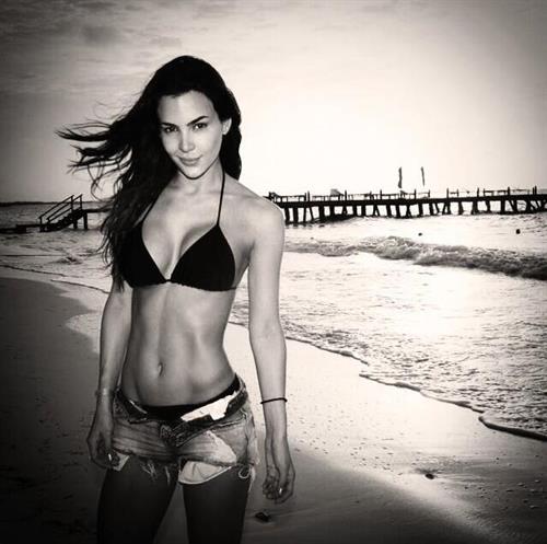 Natalia Vélez in a bikini