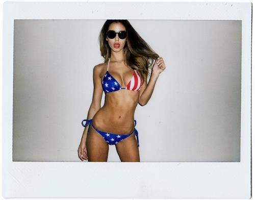 Ashley Sky in a bikini