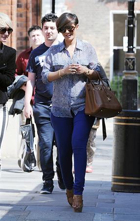 Frankie Sandford - Spotted in London Town (03.05.2013) 