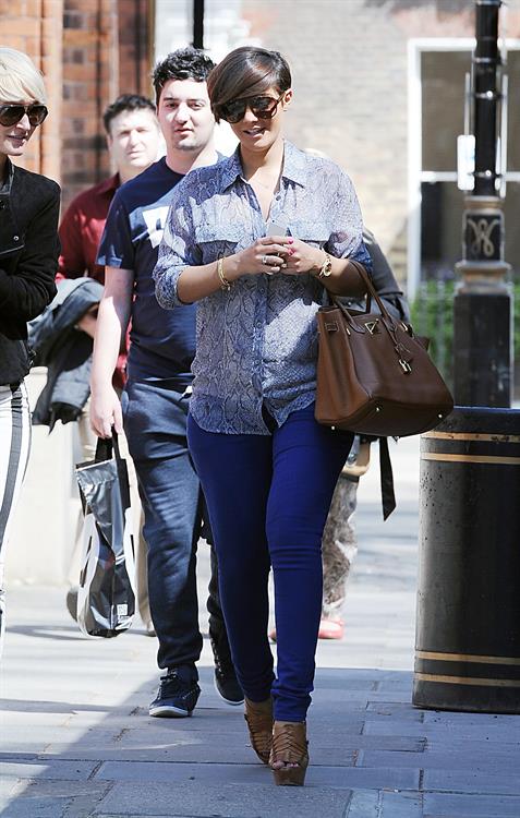 Frankie Sandford - Spotted in London Town (03.05.2013) 