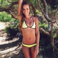 Helen Owen in a bikini