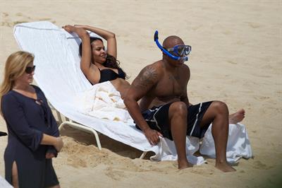 Samantha Mumba in a bikini