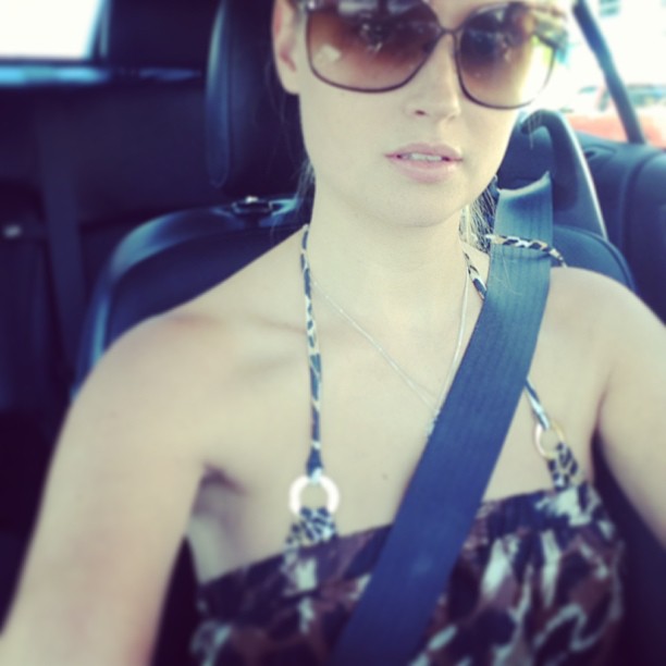 Genevieve Morton taking a selfie