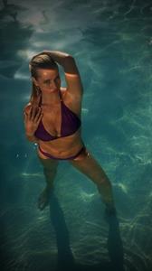 Genevieve Morton in a bikini