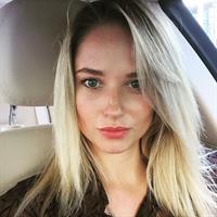 Genevieve Morton taking a selfie