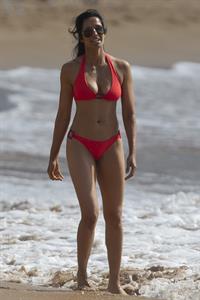 Padma Lakshmi in a bikini