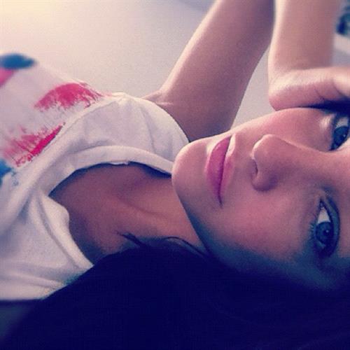 Barbara Palvin taking a selfie