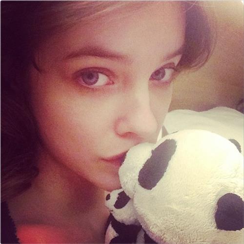 Barbara Palvin taking a selfie