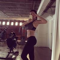 Kelly Brook taking a selfie