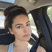 Kelly Brook taking a selfie