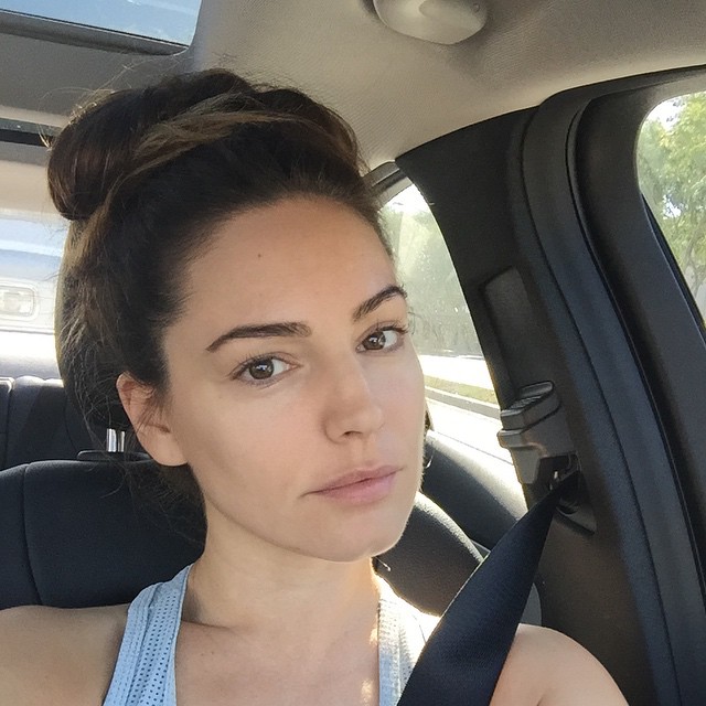 Kelly Brook taking a selfie