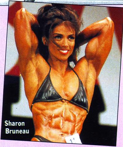 Sharon Bruneau in a bikini