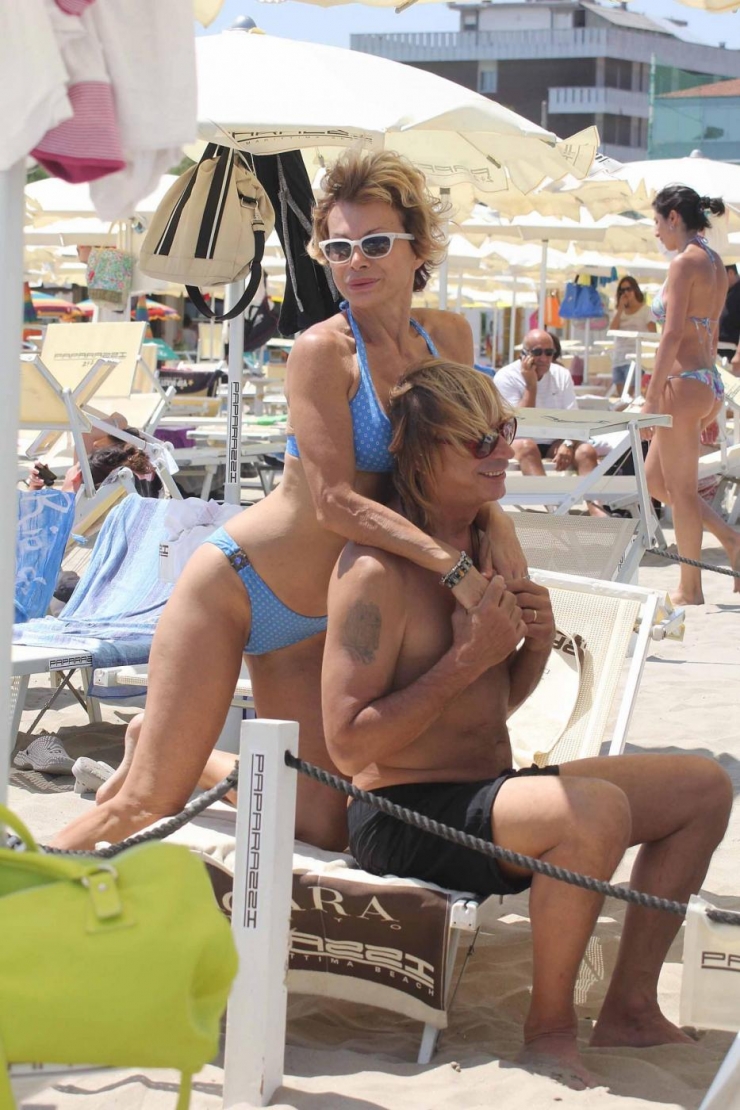 Carmen Russo in a bikini