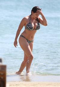 Kelly Brook in a bikini