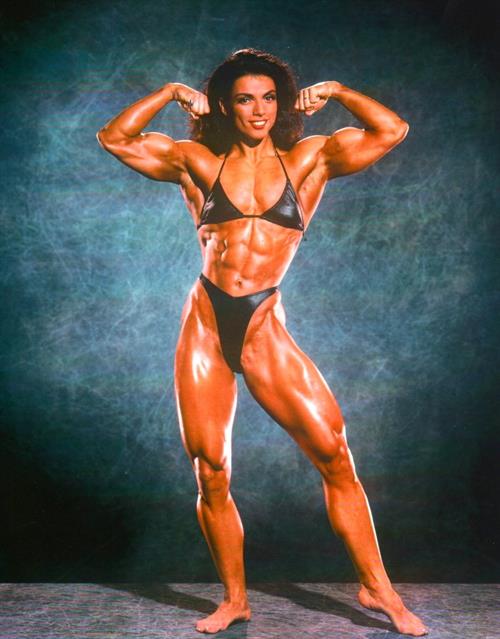 Sharon Bruneau in a bikini