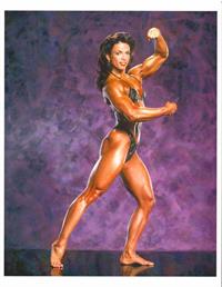 Sharon Bruneau in a bikini