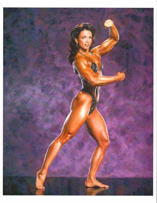 Sharon Bruneau in a bikini