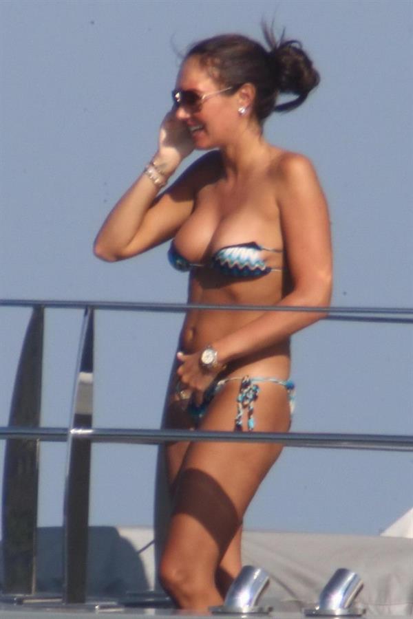 Tamara Ecclestone in a bikini