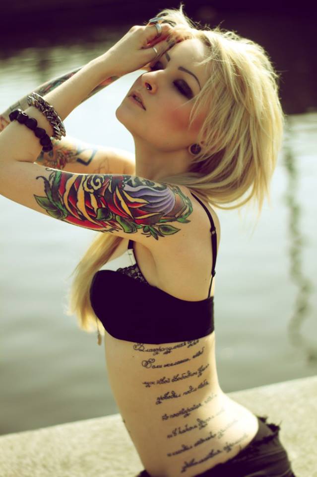 Katya Svekla in a bikini