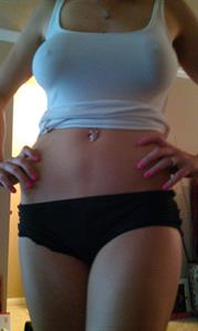 Katie Vernola in a bikini