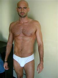 Christian Monzon in lingerie