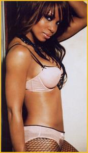 Elise Neal in lingerie