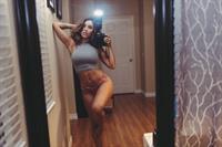 Tianna Gregory in lingerie taking a selfie