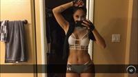 Tianna Gregory in lingerie taking a selfie