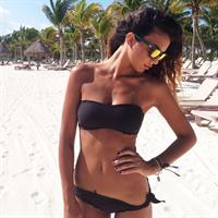 Dasha Dereviankina in a bikini