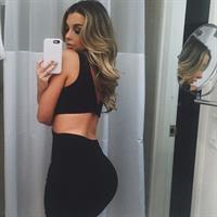 Emily Sears taking a selfie and - ass