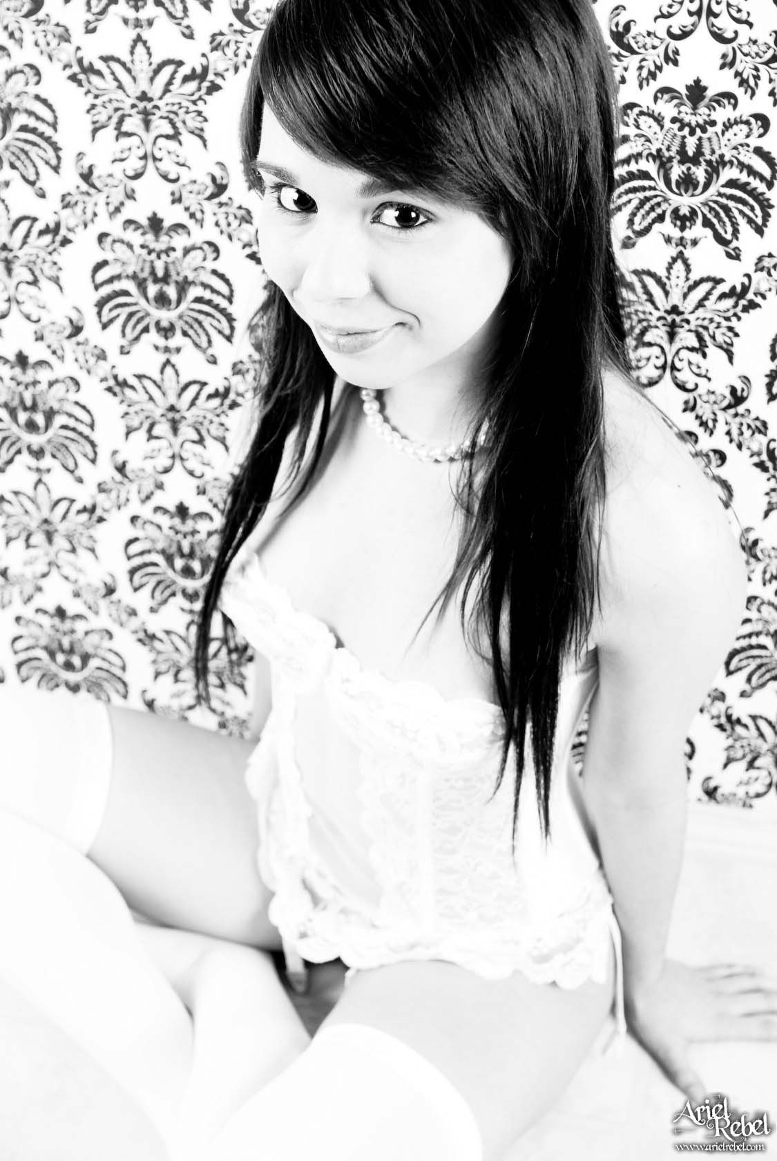 Ariel Rebel in lingerie