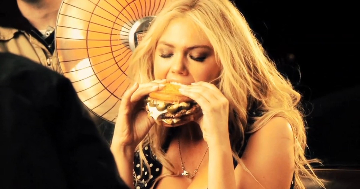 Kate Upton in a Carl's Jr Commercial. 