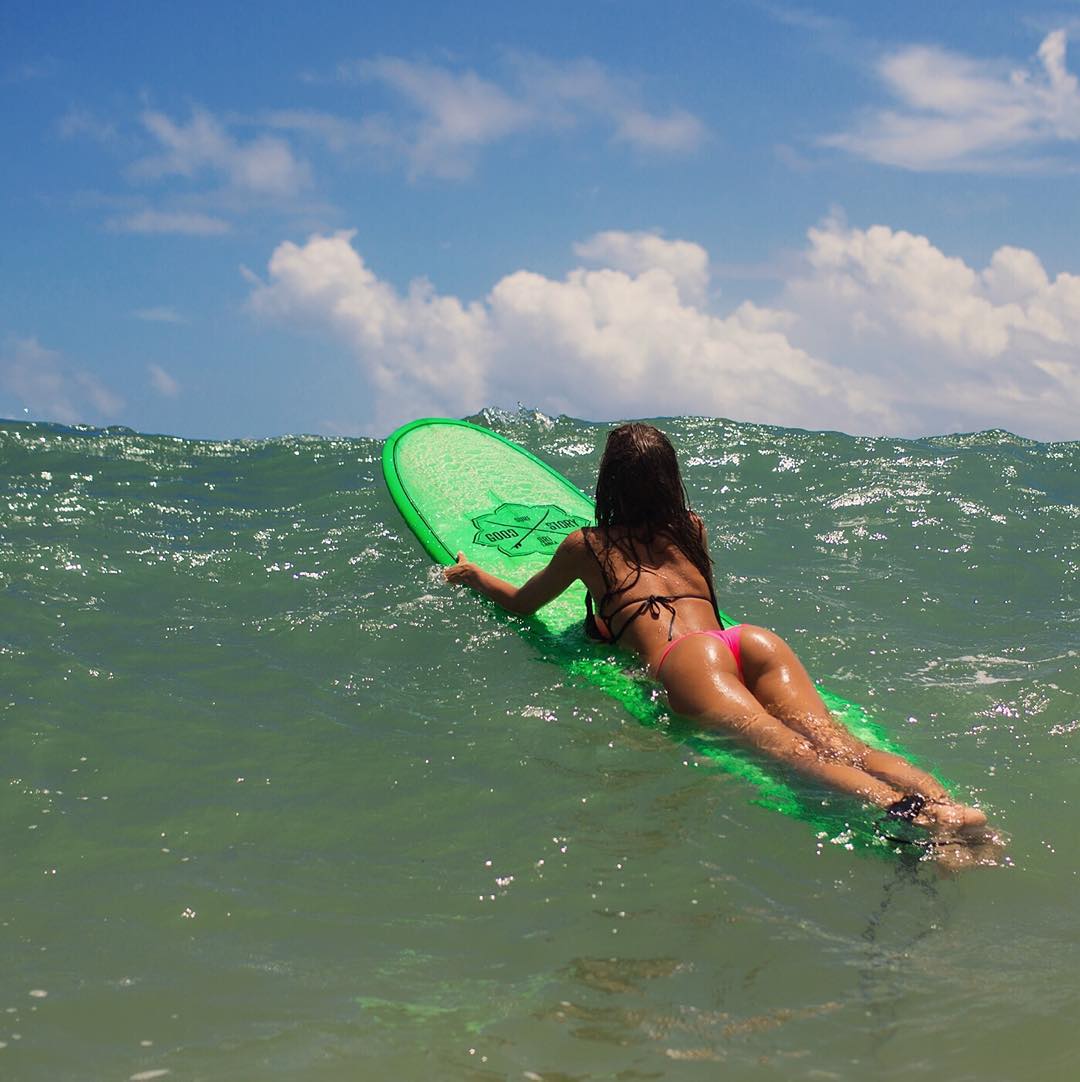 Viktoria Odintsova in a bikini - ass