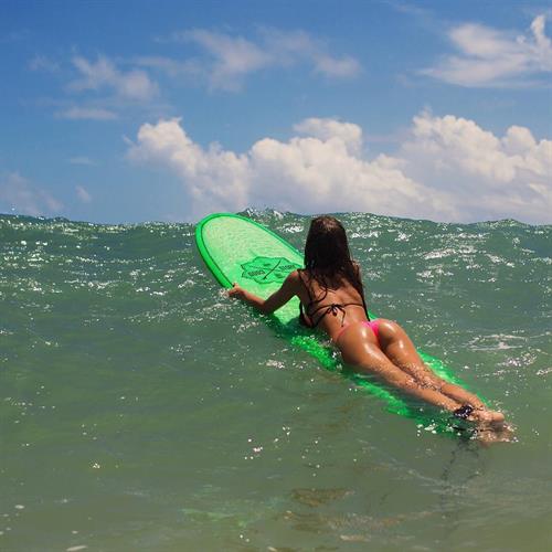 Viktoria Odintsova in a bikini - ass