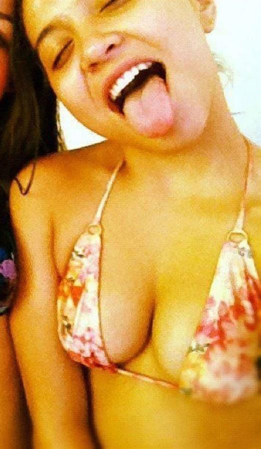 Stella Hudgens in a bikini