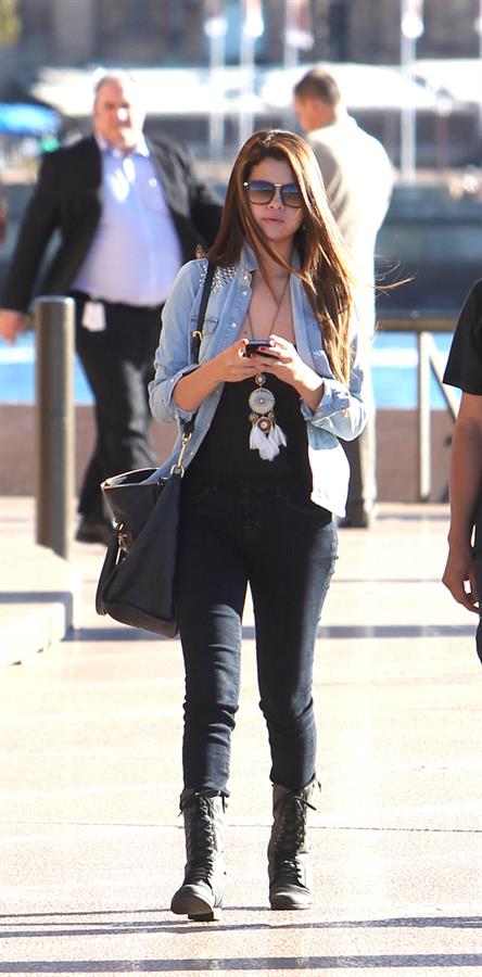Selena Gomez goes shopping around Bondi Beach in Sydney on July 17, 2012 