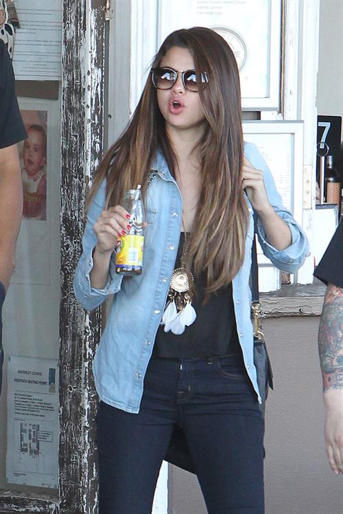 Selena Gomez goes shopping around Bondi Beach in Sydney on July 17, 2012 