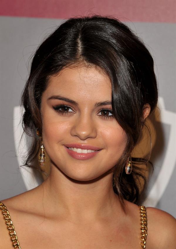 Selena Gomez InStyle Warner Brothers Golden Globes party at the Beverly Hilton hotel on January 16, 2011 