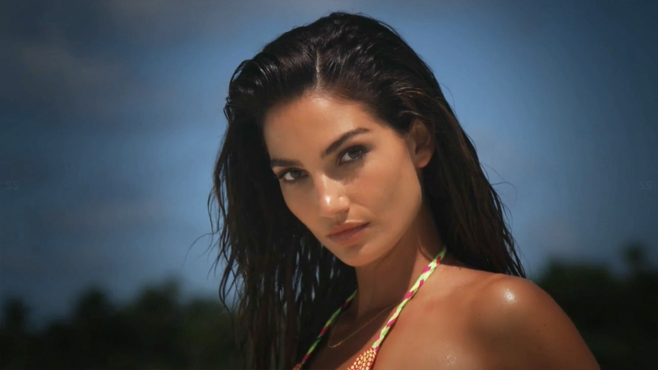 Lily Aldridge in a bikini