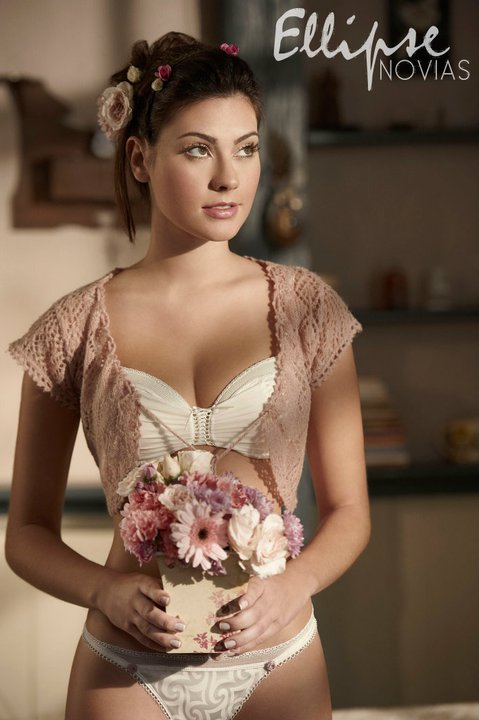 Juliana Mueller in lingerie