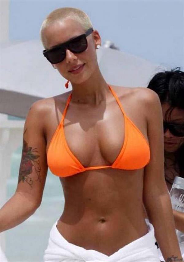 Amber Rose in a bikini