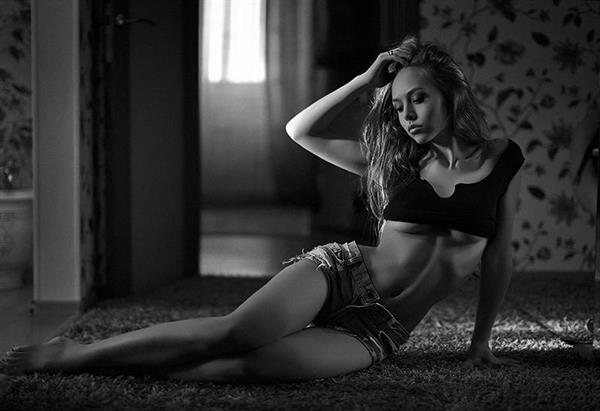 Anastasia Plyaskina in lingerie
