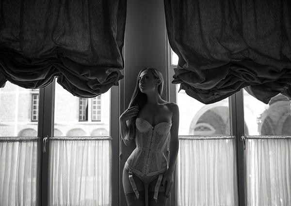 Anastasia Plyaskina in lingerie