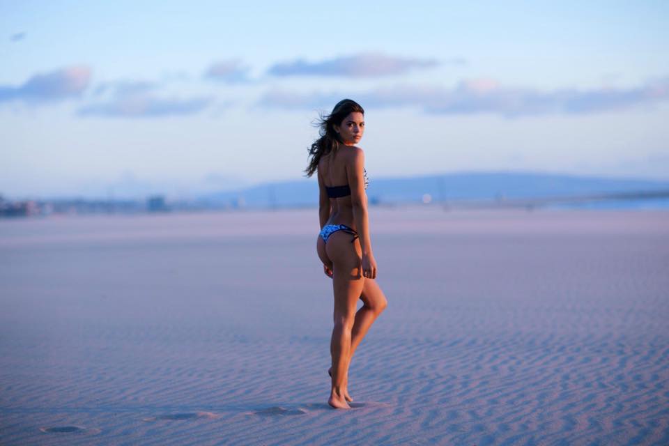 Kyra Santoro in a bikini