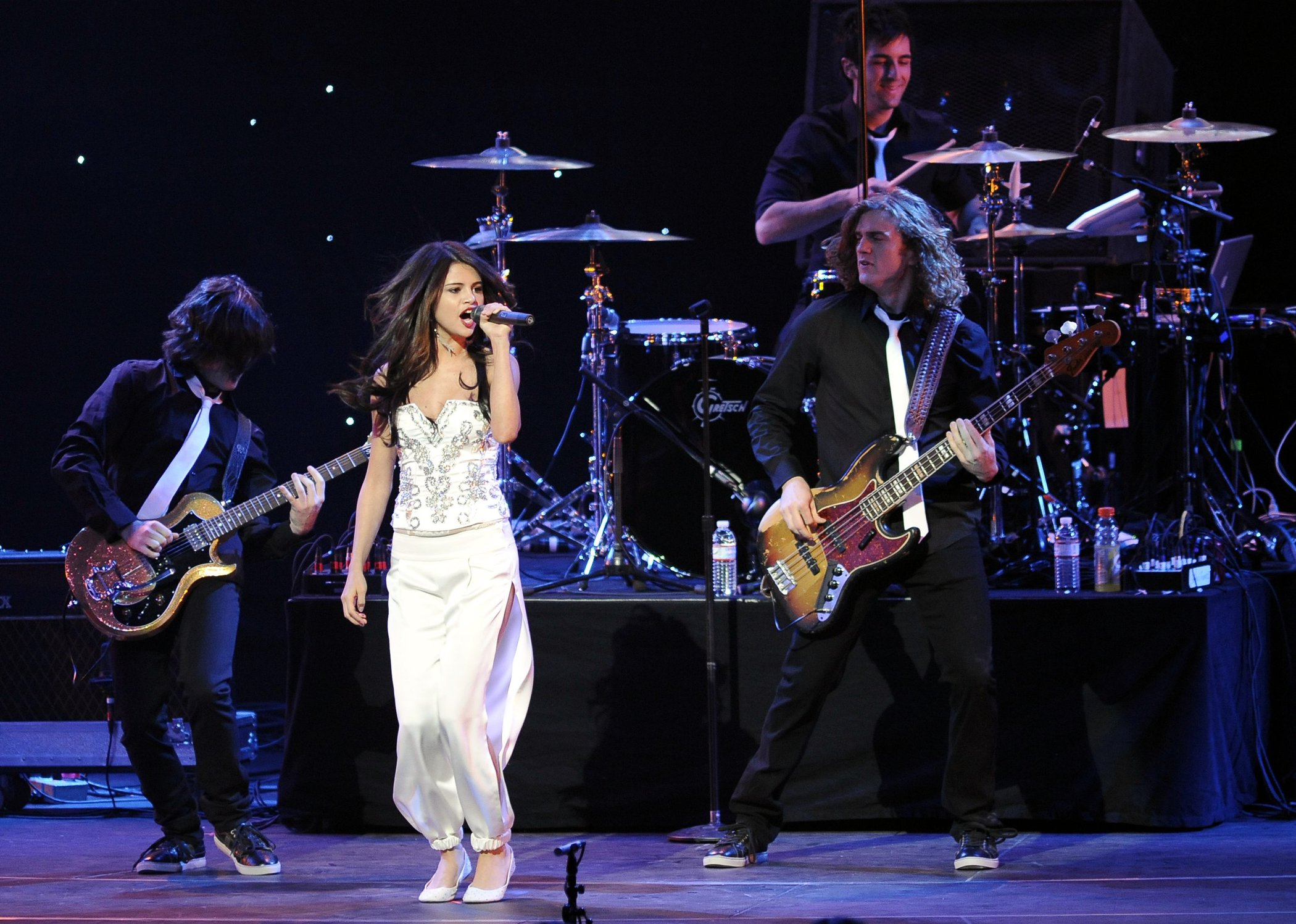 Selena Gomez KIIS FM's Jingle Ball 2010 NOKIA Theatre Los Angeles on December 5, 2010