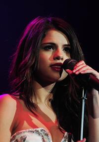 Selena Gomez KIIS FM's Jingle Ball 2010 NOKIA Theatre Los Angeles on December 5, 2010