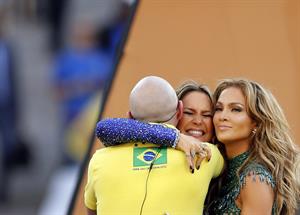 Jennifer Lopez performs during the Opening Ceremony of the 2014 FIFA World Cup Brazil June 12, 2014
