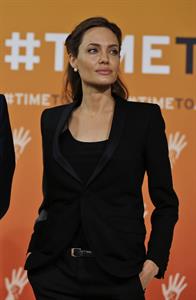 Angelina Jolie at the Global Summit To End Sexual Violence In Conflict June 12, 2014